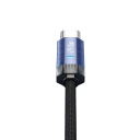 Cable USB C a USB C de carga rápida de 2 m, 240 W, 48 V, 5 A, PD3.1, luz LED, conector doble, sincronización de datos de 480 Mbps 10