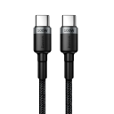 Cable USB-C de carga rápida de 50 cm 5A 100W Power Delivery QC3.0 Cable tipo C a tipo C para carga rápida y transferencia de datos 480 Mbps 2
