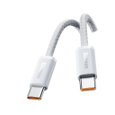 Cable USB C dual de carga rápida de 1 m, conector PD de 100 W, cable trenzado tipo C, cable de datos de 480 Mbps para carga rápida y transferencia de datos. 3