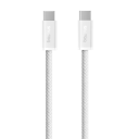 Cable USB C dual de carga rápida de 2 m, conector PD de 100 W, cable trenzado tipo C de 480 Mbps para carga rápida y transferencia de datos. 1