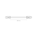 Cable USB C dual de carga rápida de 2 m, conector PD de 100 W, cable trenzado tipo C de 480 Mbps para carga rápida y transferencia de datos. 8