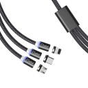 Cable USB magnético 3 en 1 2