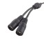 Cablu de alimentare DC 5,5 x 2,5 mm pentru CCTV de 30 cm 2