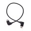 Cablu de colt micro USB / USB-C 30 cm 1