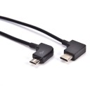 Cablu de colt micro USB / USB-C 30 cm 4