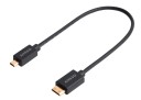 Cablu de conectare Mini HDMI la Micro HDMI / Mini HDMI 40 cm 2