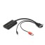 Cablu de conectare VGA la HDMI cu conector audio 2