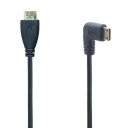 Cablu de conexiune curbat Mini HDMI la HDMI de 50 cm 2