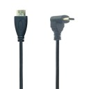 Cablu de conexiune curbat Mini HDMI la HDMI de 50 cm 3