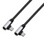 Cablu de conexiune unghiular USB-C M / M 2
