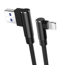 Cablu de date unghiular pentru Apple Lightning la USB 2