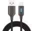 Cablu de date USB către Micro USB / USB-C K625 1