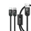 Cablu de date USB la Lightning / Micro USB 1