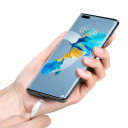 Cablu de încărcare rapidă USB C la USB A 120W 30cm Cablu scurt împletit din nailon Cablu de date super rapid pentru telefoane mobile Power Banks 12V 5