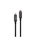 Cablu de încărcare rapidă USB C la USB C, 3 m, PD240W, împletit din nailon, conector dublu PD 3.1, 48 V 5 A, 480 Mbps, pentru dispozitive cu conector 6