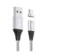 Cablu magnetic tip C, pentru Apple, micro USB J1380 8