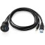 Cablu prelungitor auto USB 3.0 / 3.5mm 2