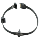 Cablu SATA cu 15 pini, 1 conector mascul la 3 conectori femelă, 42 cm, splitter de alimentare pentru SSD HDD, accesorii computer 1