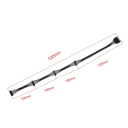 Cablu SATA cu 15 pini, 52 cm, 1 mascul la 4 femele, pentru hard disk, SSD, HDD, extensie de alimentare pentru dispozitive PC interne 2