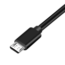 Cablu scurt de încărcare rapidă USB A la Micro USB 30 cm 2.4A Transfer de date 480 Mbps Sincronizare și încărcare a dispozitivelor cu conector micro USB 5