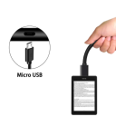 Cablu scurt de încărcare rapidă USB A la Micro USB 30 cm 2.4A Transfer de date 480 Mbps Sincronizare și încărcare a dispozitivelor cu conector micro USB 6