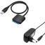 Cablu USB 3.0 la SATA M/M cu adaptor de rețea 2