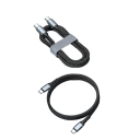 Cablu USB C cu încărcare rapidă duală, 2 m, 240 W, 5 A PD, cablu de încărcare ultra-rapidă, cablu de date USB 2.0, cablu de încărcare și sincronizare 3