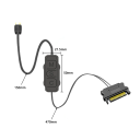 Cablul 5V 3PIN cu întrerupător pentru componente RGB ale computerului, 3 butoane pentru controlul iluminării benzilor LED și ventilatoarelor 4