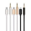 Cablul AUX Lightning la jack de 3,5 mm pentru dispozitive Apple Conectarea telefonului la căști sau difuzor Conectori de tip masculin Lungime 1 6