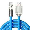 Cabo de carregamento rápido com conector USB-C rotativo 120 W 6 A 1 m 2