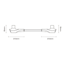 Cabo de carregamento rápido dual USB C 2 m PD 100W conector 90° Tipo C cabo 5A cabo de dados 480 Mbps para carregamento e transferência de dados 4