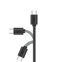 Cabo de carregamento rápido USB A para Micro USB 30 cm 2.4A transferência de dados 480 Mbps sincronização e carregamento de dispositivos com conector micro USB 3