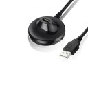 Cabo de extensão USB 2.0 com suporte M/F 1,5 m 2