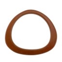 Cabo de madeira para mala 12,9 x 14,5 cm Cabo de madeira natural para malas Substituição de pega para mala Acessório prático 4