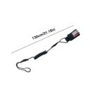 Cabo de segurança para surfboard e paddleboard espiral flexível 130 cm com manchão de velcro e sistema de segurança contra perda da prancha no SUP e surf 2