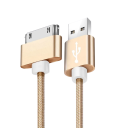 Cabo rápido de carregamento 30pin para USB A 25 cm cabo de dados e carregamento 2.4A para iPhone iPad iPod sincronização para dispositivos Apple mais antigos 5