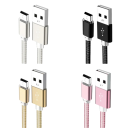 Cabo USB A para Micro USB de Carregamento Rápido 1,5 m 2A Cabo Mini USB de Carregamento e Transferência de Dados para Telefone Powerbanks Câmaras Auriculares 5