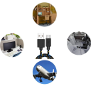 Cabo USB A para Micro USB Rápido 2 m 2A com trançado em nylon, cabo de carregamento e dados para sincronização de dispositivos e alimentação 7