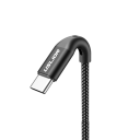Cabo USB A para USB C 1 m 3A trançado em nylon para carregamento rápido de telemóveis 8