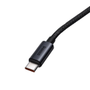 Cabo USB A para USB C de carregamento rápido 1 m 100W cabo de carregamento e sincronização 480 Mbps alta compatibilidade transferência de dados 2