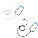 Cabo USB C duplo de carregamento rápido 2 m PD 100W conector Tipo C cabo trançado 480 Mbps cabo de dados para carregamento rápido 10