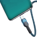 Cabo USB C e USB A de carregamento rápido 2 m, cabo de dados 5A para carregamento rápido e transferência de dados de dispositivos TYP-C, telefone, tablet 4