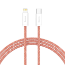 Cabo USB C para Lightning trançado rápido de 1 m 20W/27W PD 3A carregamento rápido iPhone iPad powerbanks transferência de dados rápida 480 Mbps 12