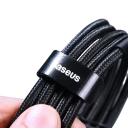 Cabo USB C para USB C 1 m 100W PD 5A cabo para carregamento rápido e transferência de dados 480 Mbps QC3.0 12