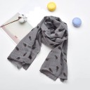 Cachecol de Inverno Infantil com Ananases J3136 3