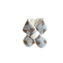 Cachecol de pelúcia para crianças 75 x 9 cm padrão de ursinho adorável acessório macio e quente para rapazes e raparigas cachecol de inverno confortável com padrão suave para uso diário 6