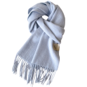 Cachecol feminino 135–175 cm Cachecol de lã macia e lisa com pontas desfiadas Acessório de moda elegante e aquecido, adequado para o outono e inverno 13