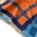 Cachecol Feminino 185 x 65 cm Cachecol de poliéster com padrão simples e extremidades desfiadas Acessório de moda leve e elegante Cachecol 10