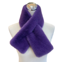 Cachecol feminino 80–100 x 11,5 cm Cachecol liso de pele sintética Acessório de moda quente e suave para o inverno Elegante e confortável cachecol de pele para uso diário 17