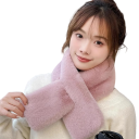 Cachecol feminino 80–100 x 11,5 cm Cachecol liso de pele sintética Acessório de moda quente e suave para o inverno Elegante e confortável cachecol de pele para uso diário 7